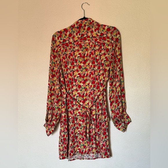Rixo Floral Button-Up Blouse Anthropologie size S - Picture 3 of 6